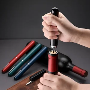 Abrir Garrafas Pressão Ar Preto